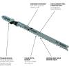 imageBOSCH T101B100 100Pack 4 In 10 TPI TShank Jig Saw Blades Ideal for Clean Cuts in Hard ampamp Soft Wood Plywood Plastics OSB Laminated Particle Board