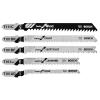 imageBOSCH T30C TShank MultiPurpose Jigsaw Blades 30 Piece Assorted Jig Saw Blade Set for Cutting Wood and Metal5Pack