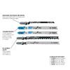 imageBOSCH T30C TShank MultiPurpose Jigsaw Blades 30 Piece Assorted Jig Saw Blade Set for Cutting Wood and Metal5Pack