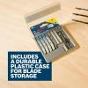 imageBOSCH T5002 TShank MultiPurpose Jigsaw Blades 10 Piece Assorted Jig Saw Blade Set for Cutting Wood and Metal