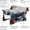 imageBOSCH GTS18V08N PROFACTOR 18V 814 In Portable Table Saw Bare ToolTool Only
