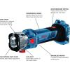 imageBOSCH GXL18V291B25 18V 2Tool Combo Kit with Brushless Screwgun Brushless CutOut Tool and 2 CORE18V 4 Ah Advanced Power Batteries