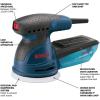 imageBOSCH ROS20VSC Palm Sander 25 Amp 5 Inch Corded Variable Speed Random Orbital Sander Polisher Kit with Dust Collector and Soft Carrying BagSander with Case