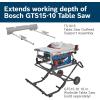 imageBOSCH TS1015 Table Saw Outfeed Support Assembly