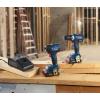 imageBosch GXL18V238B25 18V 2Tool Combo Kit with ConnectedReady 14 In Hex Impact Driver ConnectedReady Compact Tough 12 In DrillDriver and 2 CORE18V 40 Ah Batteries