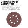 imageBosch SR5R000 6Piece Assortment 5 in 8 Hole HookandLoop Sanding Discs5 inch