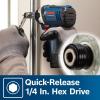 imageBOSCH 12V Max 2Tool Brushless Combo Kit with 38 In DrillDriver 14 In Hex Impact Driver and 2 2 Ah Batteries GXL12V220B2212V Kit
