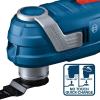 imageBOSCH GOP18V34N 18V Brushless StarlockPlus Oscillating MultiTool Bare Tool Cordless Variable Speed with 114 In BiMetal Plunge Cut Bladew 18V 4 Ah Battery