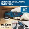 imageBOSCH GXL12V270B22 12V Max 2Tool Combo Kit with Chameleon DrillDriver Featuring 5In1 Flexiclick System and Starlock Oscillating MultiTool
