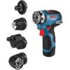 imageBOSCH GXL12V270B22 12V Max 2Tool Combo Kit with Chameleon DrillDriver Featuring 5In1 Flexiclick System and Starlock Oscillating MultiTool
