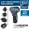 imageBOSCH GXL12V270B22 12V Max 2Tool Combo Kit with Chameleon DrillDriver Featuring 5In1 Flexiclick System and Starlock Oscillating MultiTool
