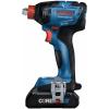 imageBOSCH GXL18V227B25 18V 2Tool Combo Kit with ConnectedReady TwoInOne 14 In BitSocket Impact DriverWrench 12 In Hammer DrillDriver and 2 CORE18V 4 Ah Advanced Power Batterieswith 2 free batteries