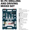 imageBOSCH MS4034 34Piece Drilling and Driving Mixed Set with Included Case for Applications in Wood Metal Masonry91pc
