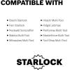 imageBOSCH OSL006 5Piece Starlock Oscillating Multi Tool Assorted Set Blades for Mixed Applications in Metal Wood and Other General Purpose Materials with Included Pouch