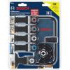 imageBOSCH OSL006 5Piece Starlock Oscillating Multi Tool Assorted Set Blades for Mixed Applications in Metal Wood and Other General Purpose Materials with Included Pouch