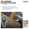 imageBOSCH OSL114C3 3Pack 114 in Starlock Oscillating Multi Tool Metal ampamp More Carbide Extreme Plunge Cut Blades for Cutting Iron Bar Metal Wood with Nails Drywall and Tile114 In  34 In