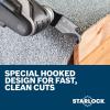 imageBOSCH OSL214K 1Piece 214 in Starlock Oscillating Multi Tool Soft Materials BiMetal Caulk Knife Blade for Removing Caulk and Sealants114 In