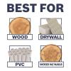 imageBOSCH OSL234HG 1Piece 234 in x 18 in Starlock Oscillating Multi Tool Grout ampamp Abrasive Carbide Grit Hybrid Grout Blade for Grinding ampamp Rasping Applications312 In
