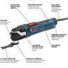 imageBOSCH StarlockPlus Oscillating MultiTool Kit with SnapIn Blade Attachment GOP4030B
