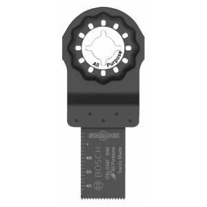 imageBOSCH OSL114F3 3Pack 114 In Starlock Oscillating Multi Tool All Purpose BiMetal Plunge Cut Blades for Applications in Wood Wood with Nails Drywall PVC Metal Nails and Staples34 In
