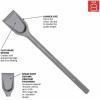 imageBOSCH HS1909 SDSMax Concrete Bushing Head Pack of 1SDS Max Scaling Chisel