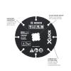 imageBOSCH CMWX450 412 In XLOCK Carbide MultiWheel Compatible with 78 In Arbor for Applications in Cutting Wood Wood with Nails Plastic Plaster5 In