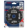 imageBOSCH CMWX450 412 In XLOCK Carbide MultiWheel Compatible with 78 In Arbor for Applications in Cutting Wood Wood with Nails Plastic Plaster5 In