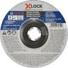 imageBOSCH GWX27LM450 412 In x 14 In XLOCK Metal Grinding Abrasive Wheel 30 Grit Compatible with 78 In Arbor Type 27 for Applications in Metal GrindingAluminum Grinding