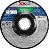 imageBOSCH GWX27LM450 412 In x 14 In XLOCK Metal Grinding Abrasive Wheel 30 Grit Compatible with 78 In Arbor Type 27 for Applications in Metal GrindingMasonry Grinding