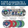 imageBOSCH MGX0450 412 In XLOCK Backing Pad with XLOCK Clip  Medium Hardness Use with Fiber Discs for Applications in Metal Surface Finishing Weld Blending Rust Removal5 In
