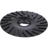 imageBOSCH MGX0450 412 In XLOCK Backing Pad with XLOCK Clip  Medium Hardness Use with Fiber Discs for Applications in Metal Surface Finishing Weld Blending Rust Removal5 In