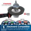 imageBOSCH TCWX1S500 5 In x 045 In XLOCK MetalStainless Fast Cutting Abrasive Wheel 60 Grit Compatible with 78 In Arbor Type 1A ISO 41 for Applications in Metal Stainless Steel CuttingType 1A MetalStainless