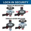 imageBOSCH TCWX1S500 5 In x 045 In XLOCK MetalStainless Fast Cutting Abrasive Wheel 60 Grit Compatible with 78 In Arbor Type 1A ISO 41 for Applications in Metal Stainless Steel CuttingType 27A Metal