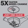 imageBOSCH TCWX1S500 5 In x 045 In XLOCK MetalStainless Fast Cutting Abrasive Wheel 60 Grit Compatible with 78 In Arbor Type 1A ISO 41 for Applications in Metal Stainless Steel CuttingType 27A Metal