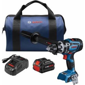 imageBOSCH GSB18V1330CB14 PROFACTOR 18V ConnectedReady 12 In Hammer DrillDriver Kit with 1 CORE18V 8 Ah High Power Batteryw Battery Kit