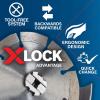 imageBOSCH FBX624 25Pack 6 In XLOCK Coarse Grit Abrasive Fiber Discs 24 Grit Compatible with 78 In Arbor for Applications in Metal Surface Finishing Weld Blending Rust Removal412 In