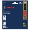 imageBOSCH FBX624 25Pack 6 In XLOCK Coarse Grit Abrasive Fiber Discs 24 Grit Compatible with 78 In Arbor for Applications in Metal Surface Finishing Weld Blending Rust Removal6 In