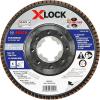 imageBOSCH FDX2950120 1Piece 5 In XLOCK Flap Disc 120 Grit Compatible with 78 In Arbor Type 29 for Applications in Metal Blending and Grinding5 In