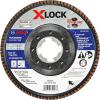 imageBOSCH FDX2950120 1Piece 5 In XLOCK Flap Disc 120 Grit Compatible with 78 In Arbor Type 29 for Applications in Metal Blending and Grinding5 In