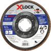 imageBOSCH FDX2950120 1Piece 5 In XLOCK Flap Disc 120 Grit Compatible with 78 In Arbor Type 29 for Applications in Metal Blending and Grinding5 In