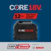 imageBosch GBA18V602PK 18V CORE18V LithiumIon 6 Ah High Power Battery 2Pack12 Ah