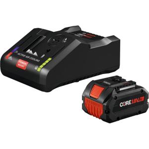imageBosch GBA18V602PK 18V CORE18V LithiumIon 6 Ah High Power Battery 2Pack1Pack w Turbo Charger
