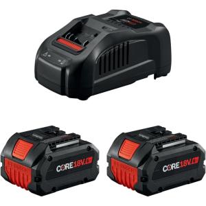 imageBosch GBA18V602PK 18V CORE18V LithiumIon 6 Ah High Power Battery 2Pack2Pack w Fast Charger