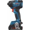 imageBOSCH GDR18V1800B12 18V Cordless Brushless 14 In Hex Impact Driver Kit with 1 2 Ah Standard Power Battery 18V Charger and Storage Bagw 18V 2 Ah Battery