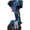 imageBOSCH GDR18V1800B12 18V Cordless Brushless 14 In Hex Impact Driver Kit with 1 2 Ah Standard Power Battery 18V Charger and Storage Bagw 2 18V 4 Ah Batteries