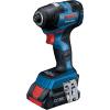 imageBOSCH GDR18V1800B12 18V Cordless Brushless 14 In Hex Impact Driver Kit with 1 2 Ah Standard Power Battery 18V Charger and Storage Bagw 2 18V 4 Ah Batteries