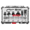 imageBOSCH RBS006SBS 6Piece Universally Compatible Accessory CarbideTipped Groove Cutter Router Bit Assorted Set6Piece