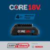 imageBosch GBA18V402PK 18V CORE18V LithiumIon 4 Ah Advanced Power Battery 2Pack