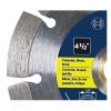 imageBOSCH DB1441E 14 in Xtreme Segmented Rim Diamond Blade with 1 in Arbor for Fast Cut WetDry Cutting Applications in Reinforced Concrete Brick Stone412 In