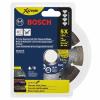 imageBOSCH DB1441E 14 in Xtreme Segmented Rim Diamond Blade with 1 in Arbor for Fast Cut WetDry Cutting Applications in Reinforced Concrete Brick Stone412 In